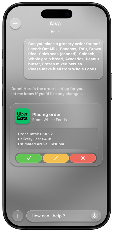 Uber Eats Interface